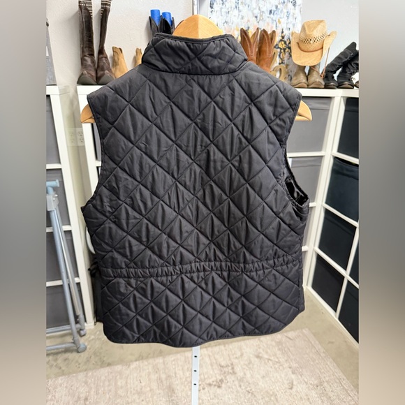 St. John's Bay Black and Cream Jacket - Picture 3 of 8